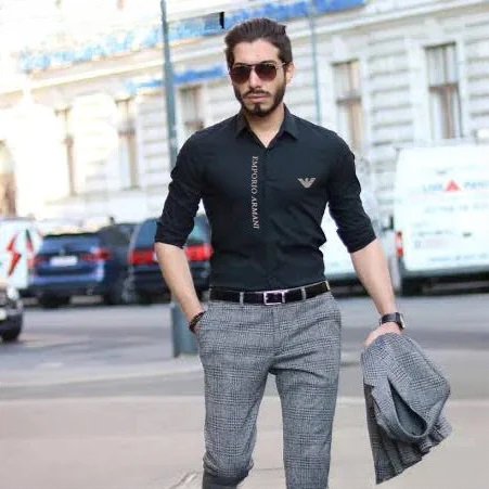 Premium Solid Pattern Full Sleeves Shirt for Men
