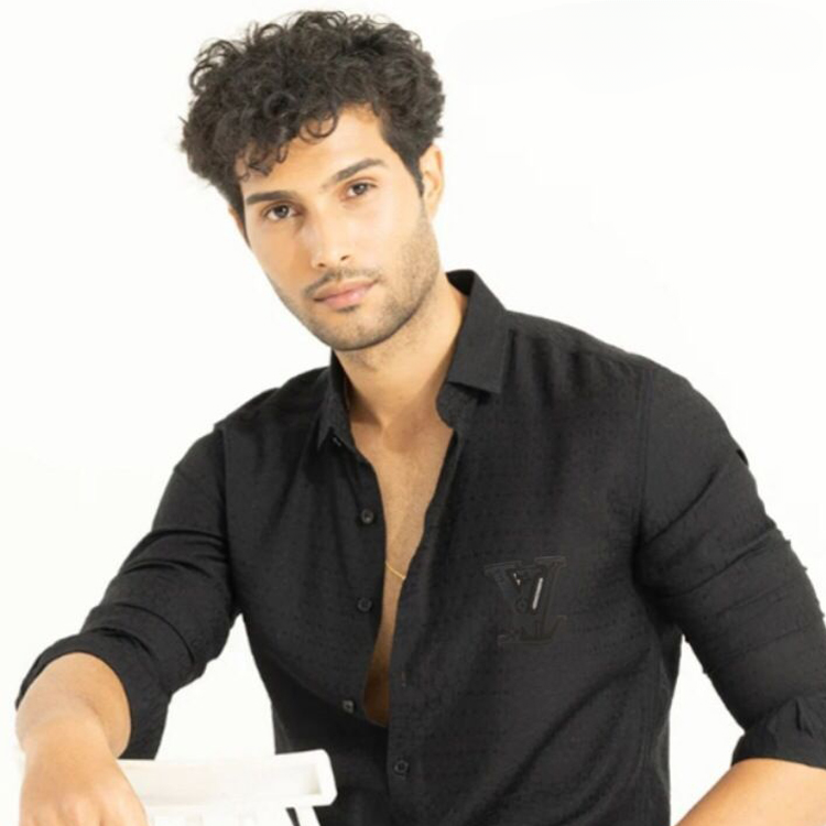 Luxury Pattern Full Sleeves Shirt for Men