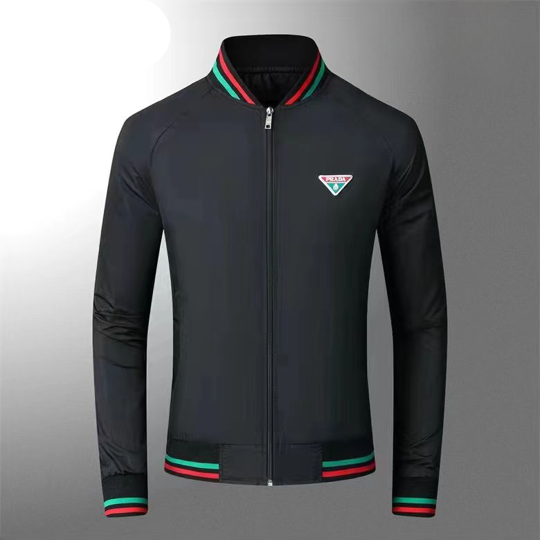 LUXURY EMBROIDED LOGO TRENDY ZIPPER FOR MEN