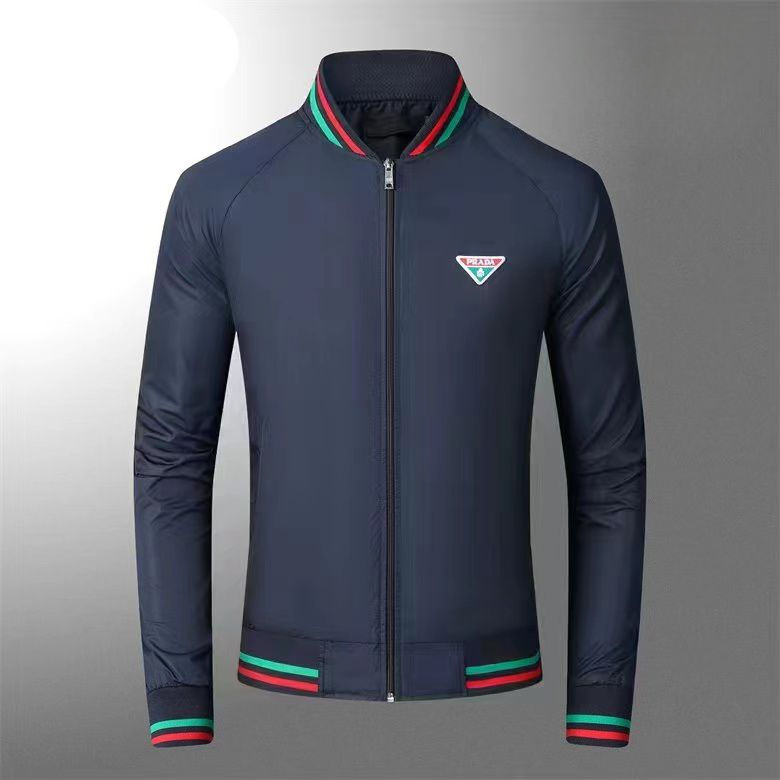 LUXURY EMBROIDED LOGO TRENDY ZIPPER FOR MEN