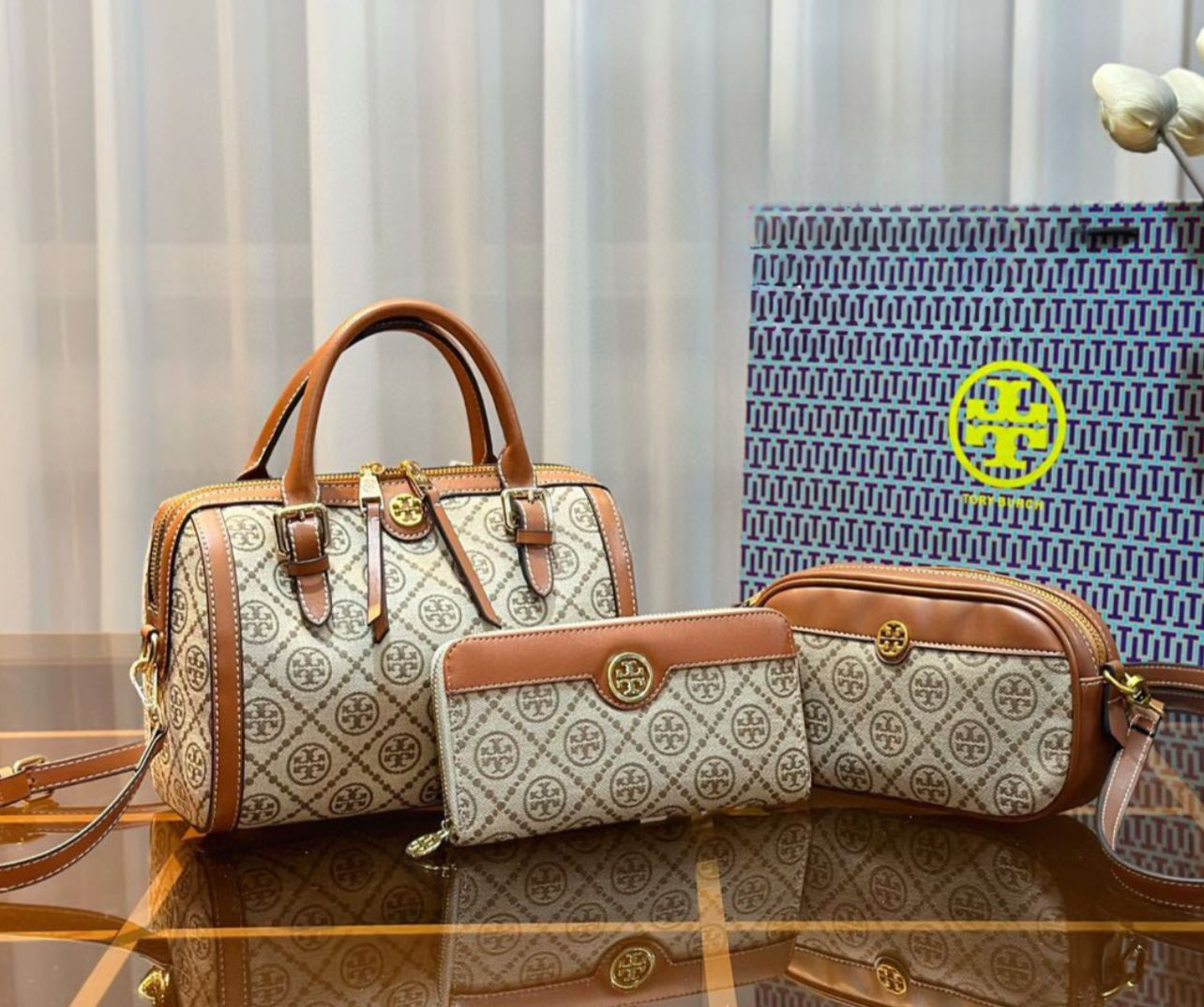 PREMIUM 3 IN 1 COMBO HANDBAG, SLING AND WALLET