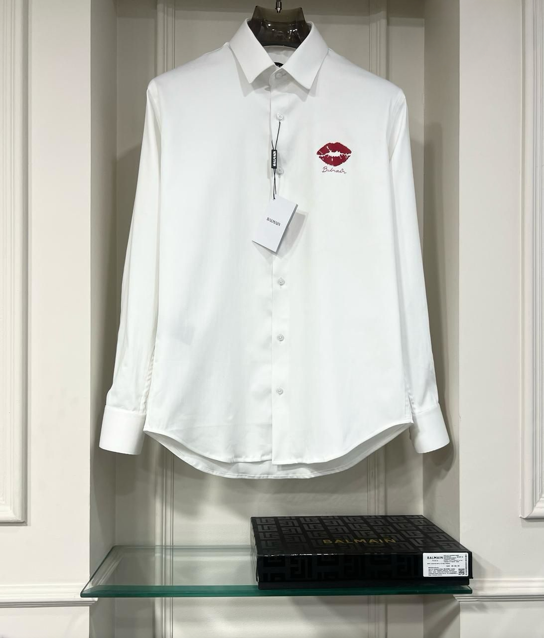 LATEST SHIRT WITH EMBOSSED LOGO
