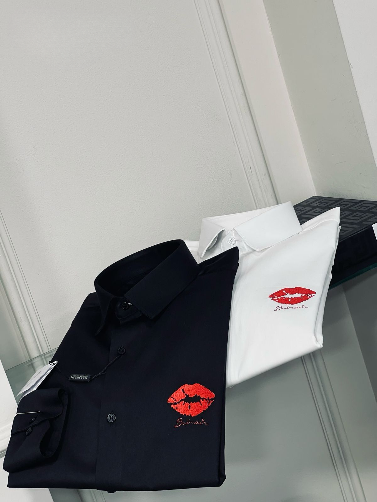 LATEST SHIRT WITH EMBOSSED LOGO