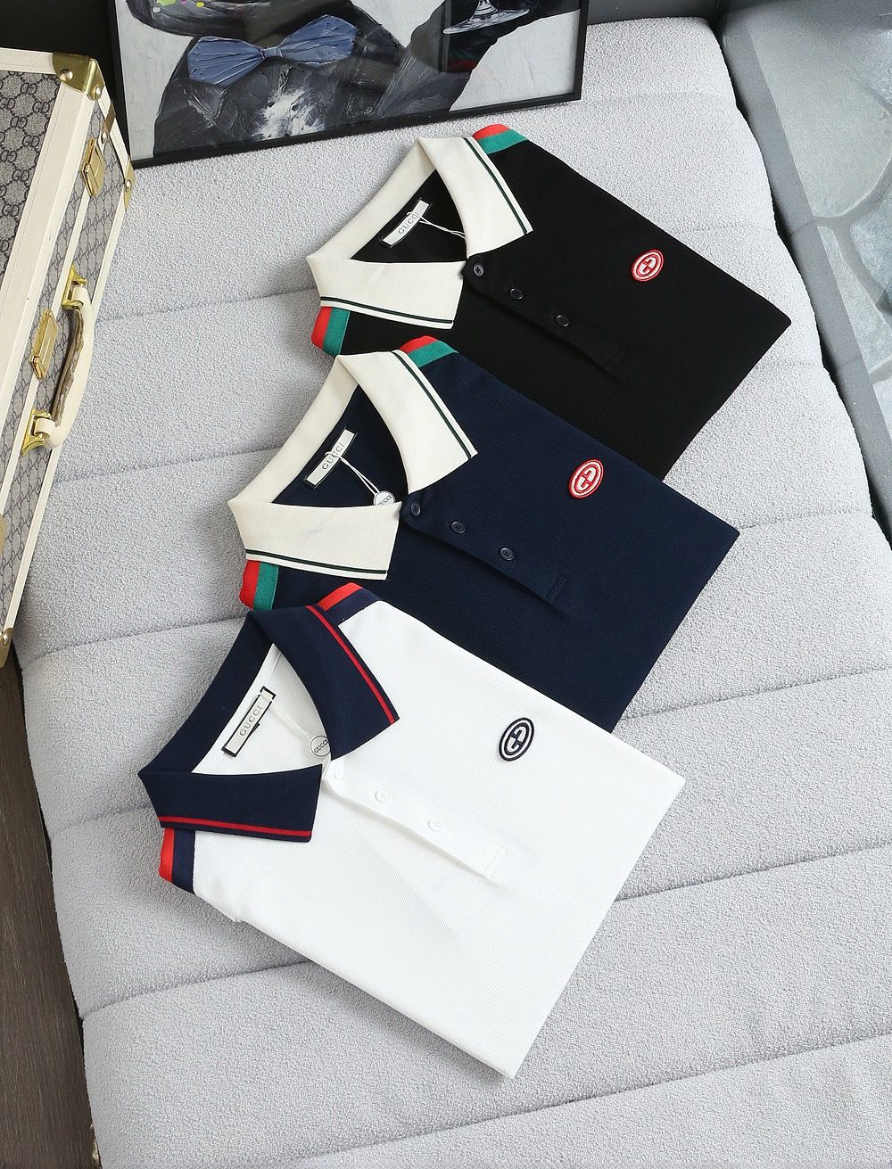 PREMIUM EMBROIDERED LOGO POLO FOR MEN