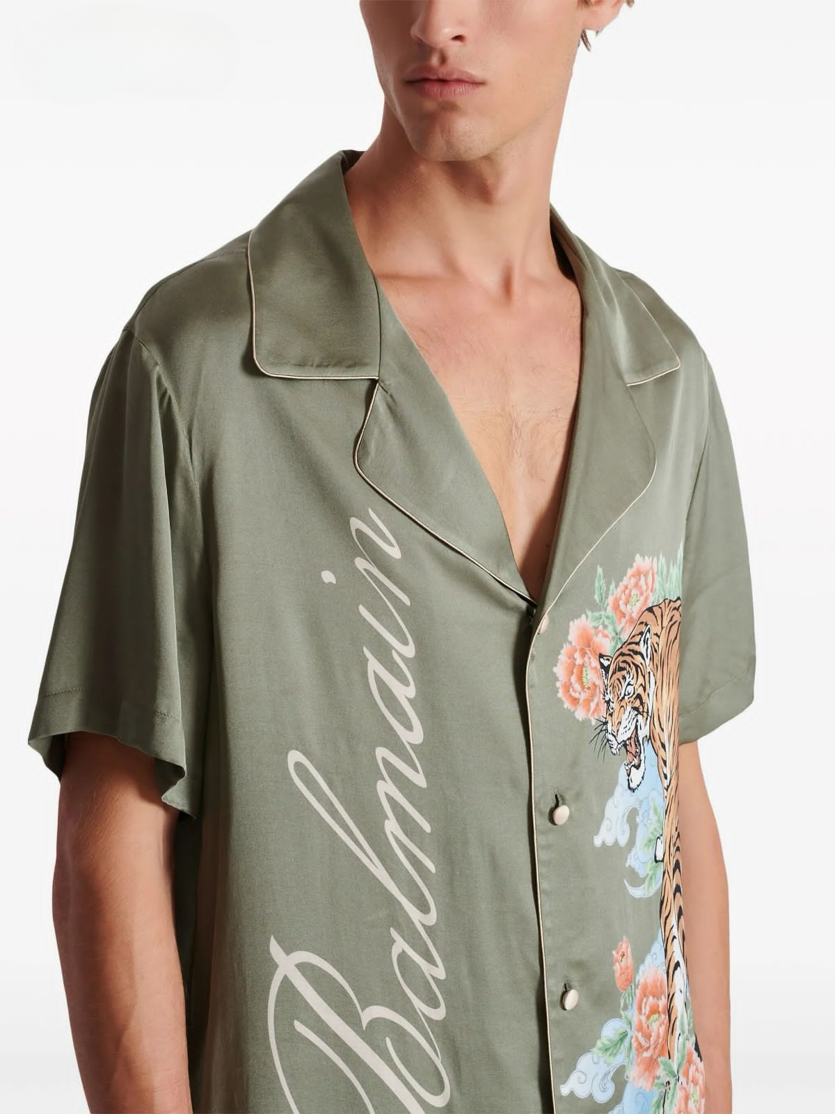 Tiger Print Shirt for Men