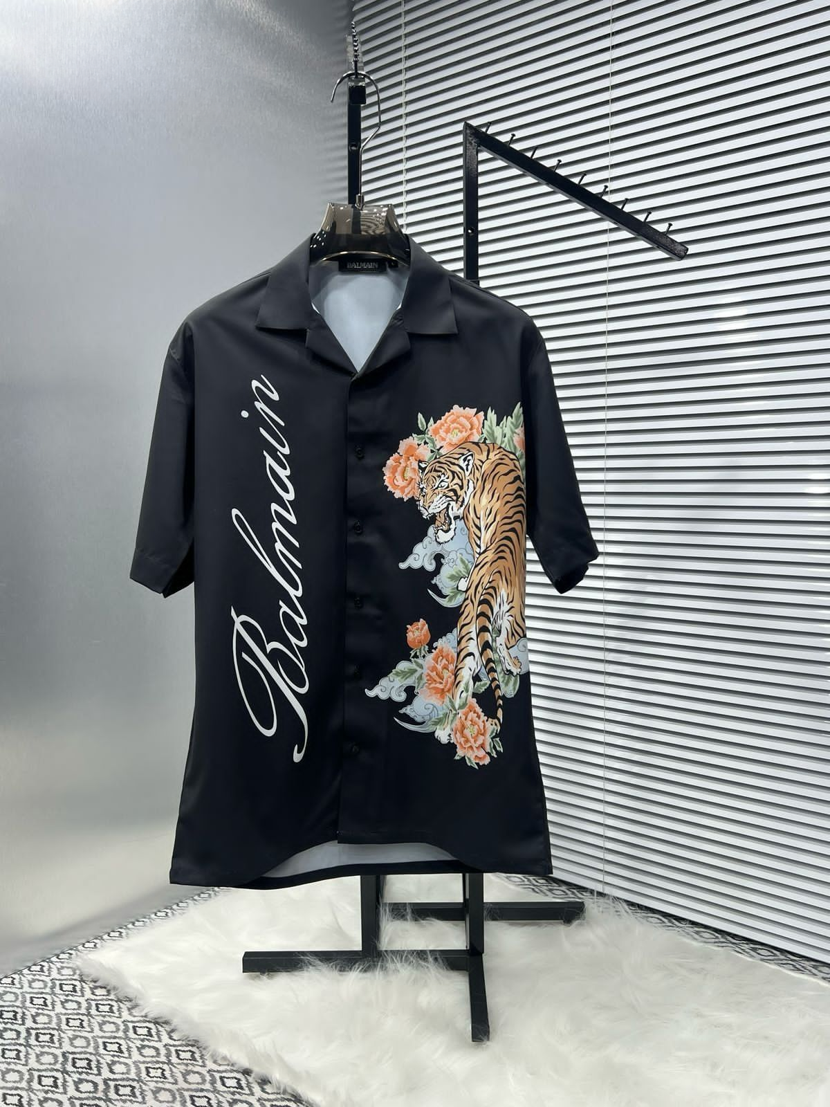 Tiger Print Shirt for Men