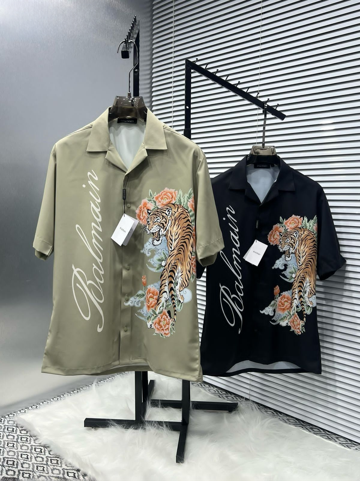 Tiger Print Shirt for Men