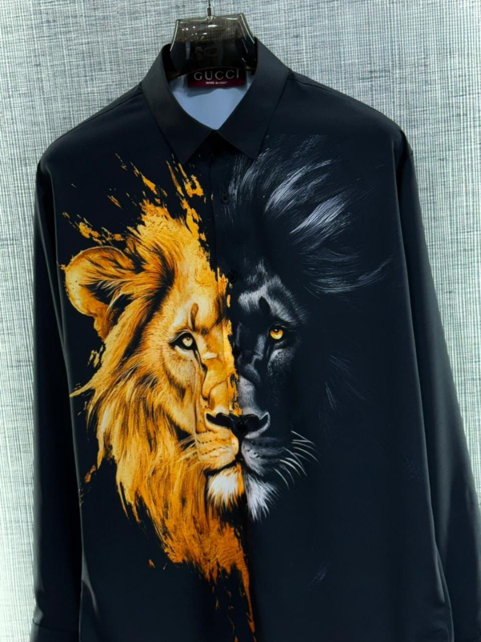 TIGER FACE PRINT SHIRT FOR MEN