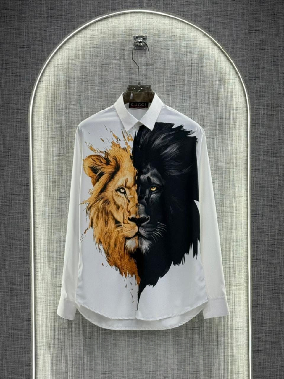 TIGER FACE PRINT SHIRT FOR MEN