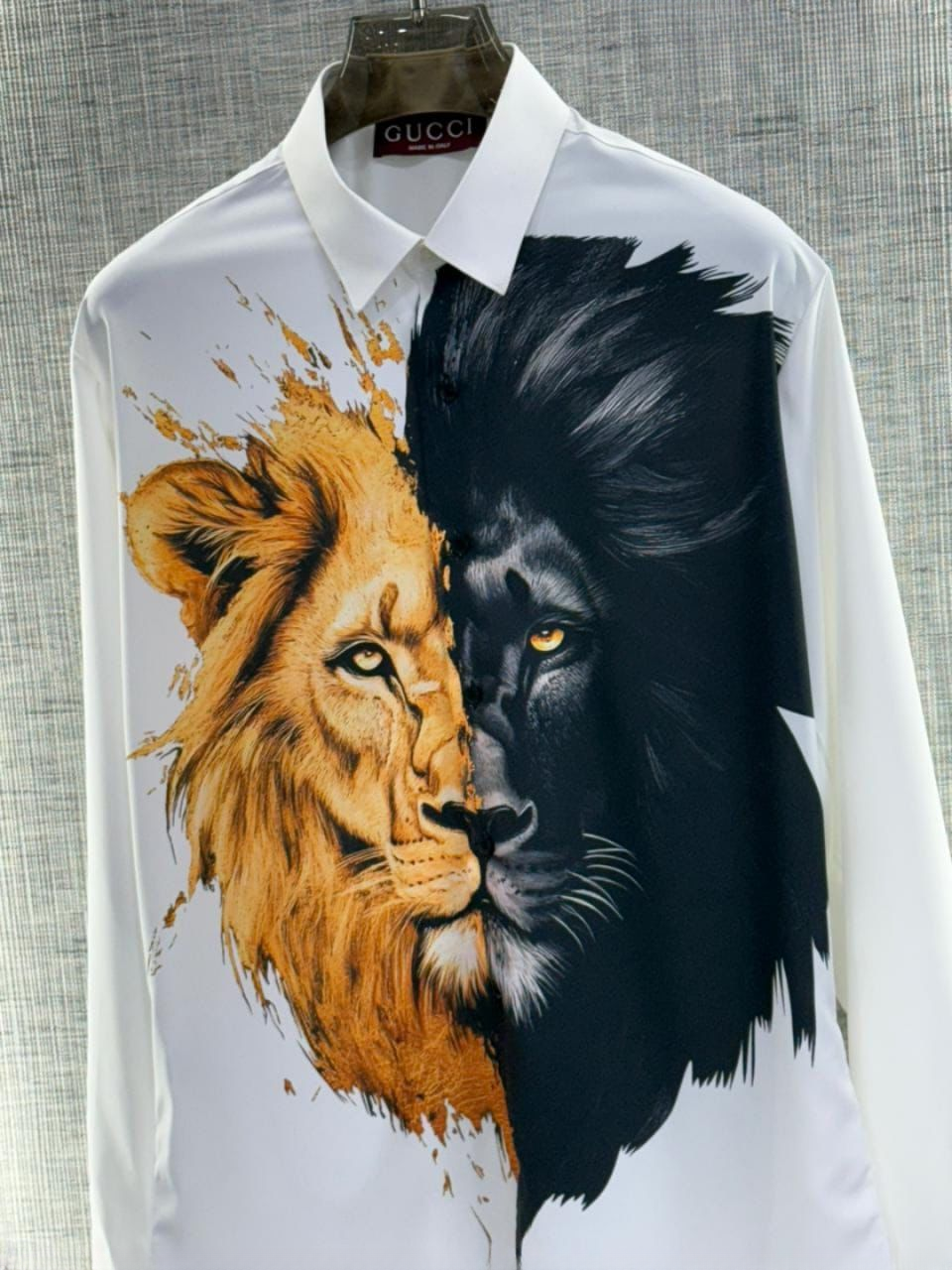TIGER FACE PRINT SHIRT FOR MEN