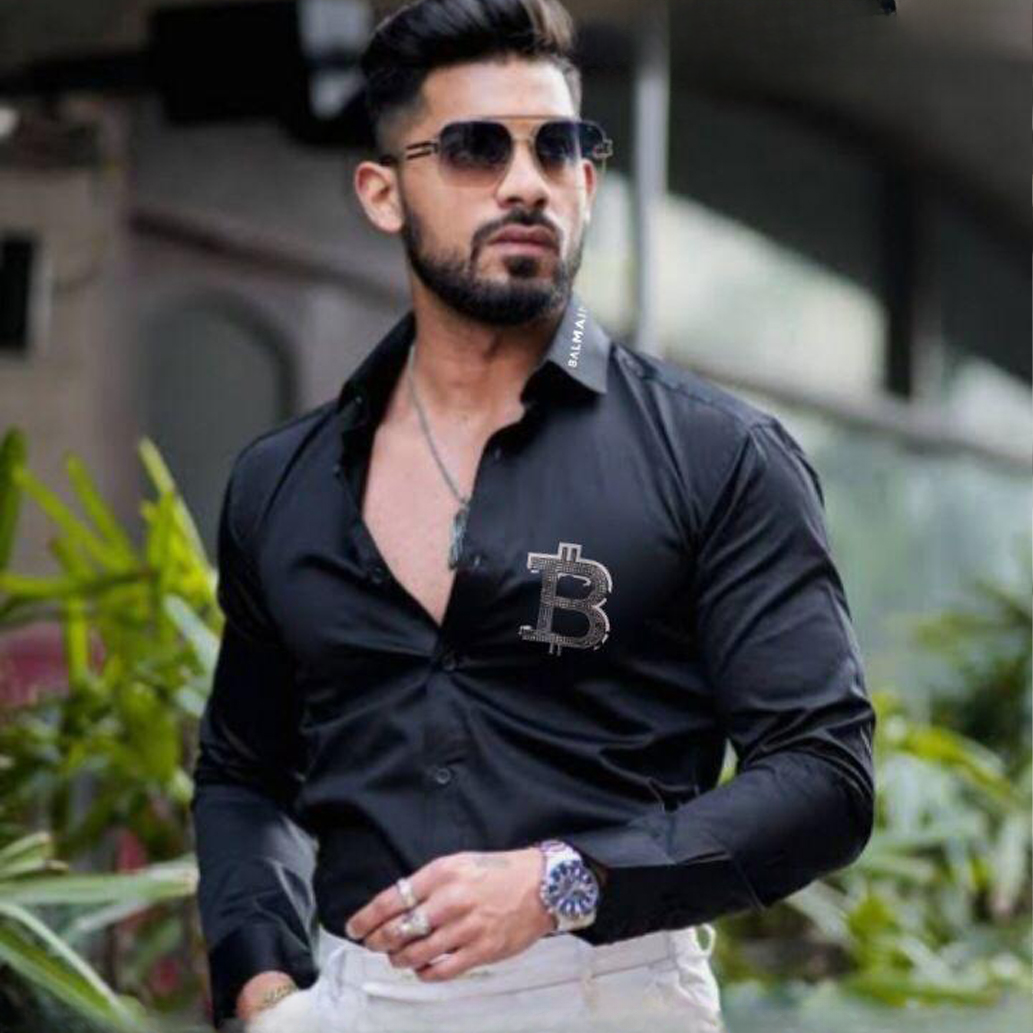 Printed High End Quality Luxury Full Sleeves Shirt for Men
