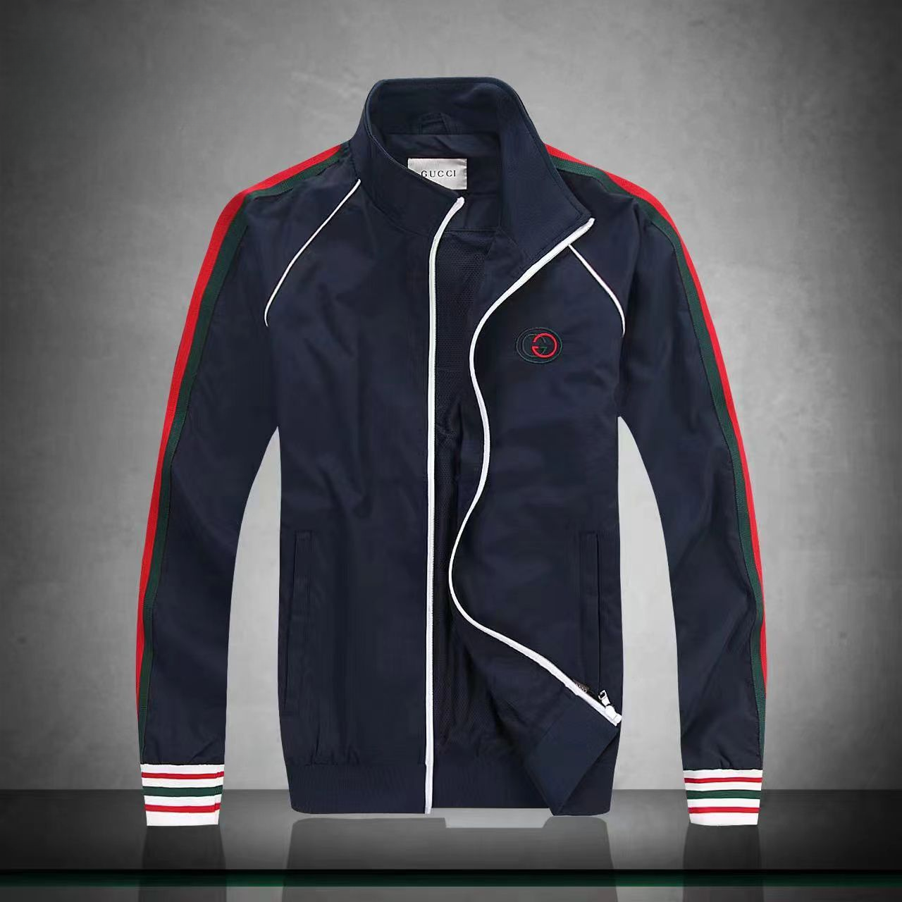 PREMIUM EMBROIDED LOGO TRENDY ZIPPER FOR MEN