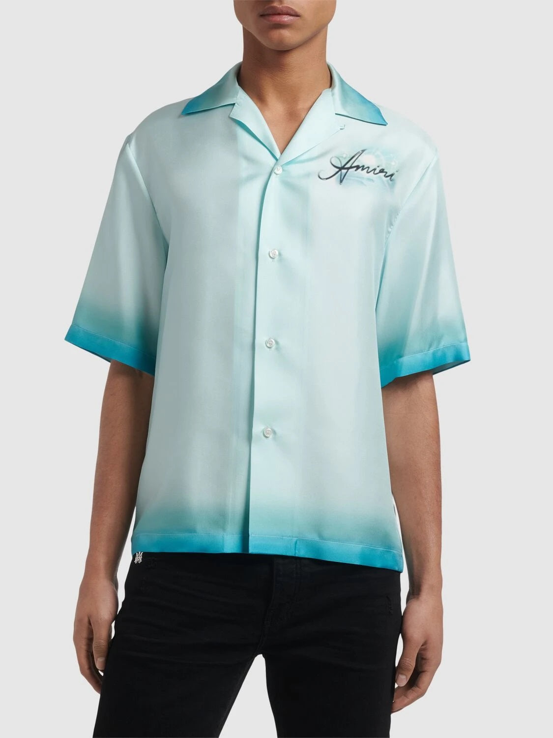 Backside Printed Half Sleeves Shirt for Men