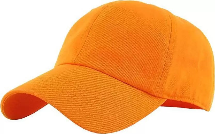 Regular Trendy Unisex Cap Baseball (Orange)