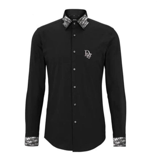 Embroidery Logo Premium Full Sleeves Shirt for Men