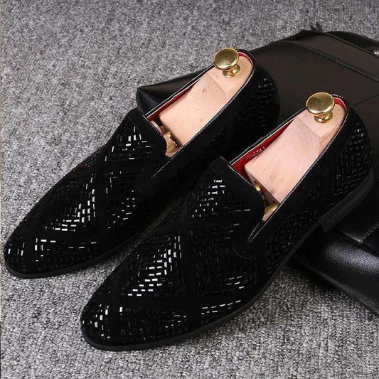 SUPER GLAMOROUS MIRROR WORK PARTY LOAFER FOR MEN