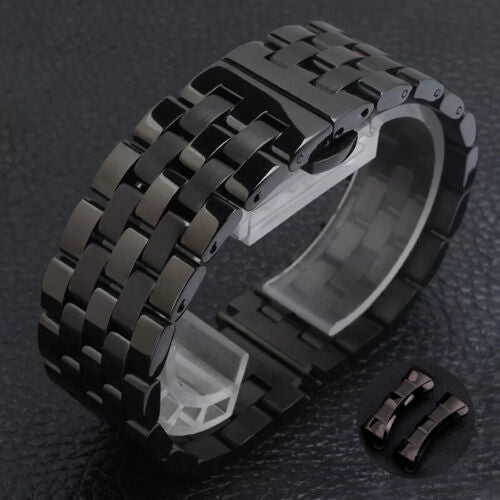 Luxury Stainless Steel Double Color Watch Strap Compatible With Apple iWatch and Android Watch