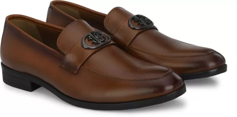 FORMAL BROWN LOAFERS FOR MEN