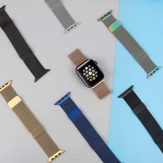 Premium Milanese Magnet Watch Strap Compatible With Apple iWatch and Android Watch