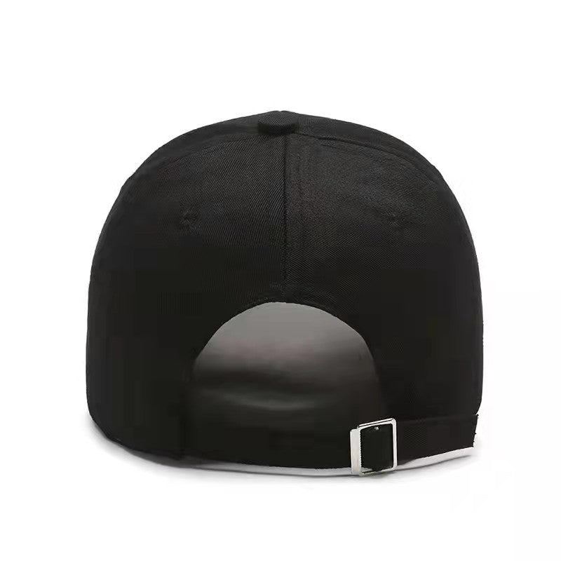 Premium Embroidered Black Unisex Cap With Trendy Look