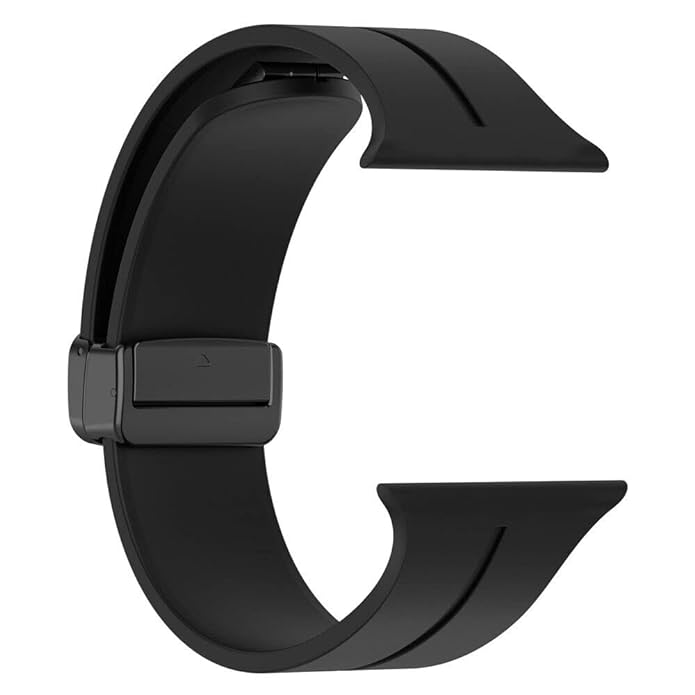 Premium Soft Silicone Watch Strap Compatible with Apple and Android Smartwatches