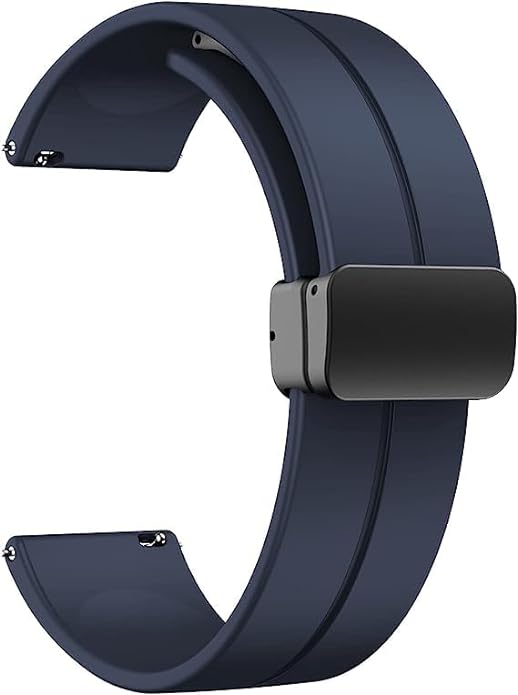 Premium Soft Silicone Watch Strap Compatible with Apple and Android Smartwatches