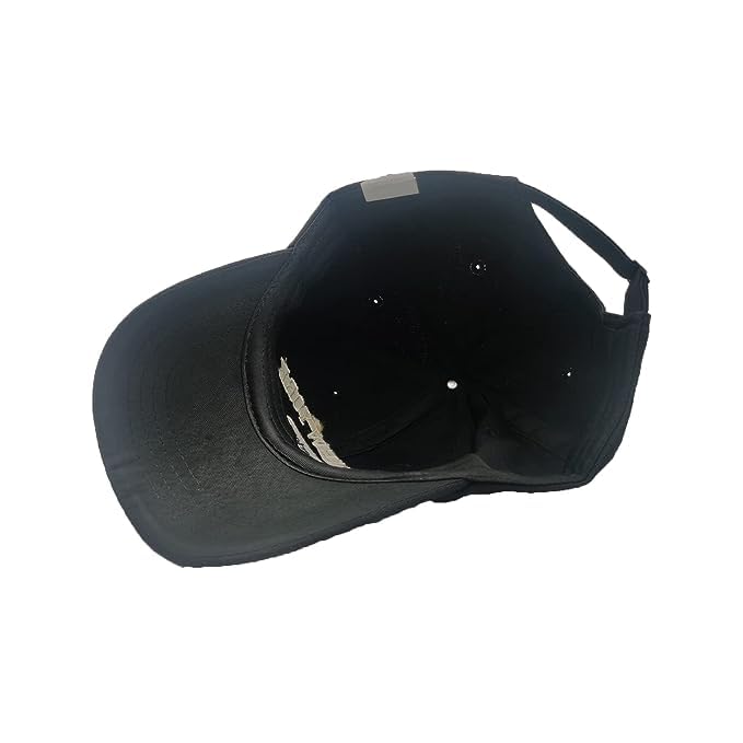 Embroidered Black Baseball Caps for Men and Women
