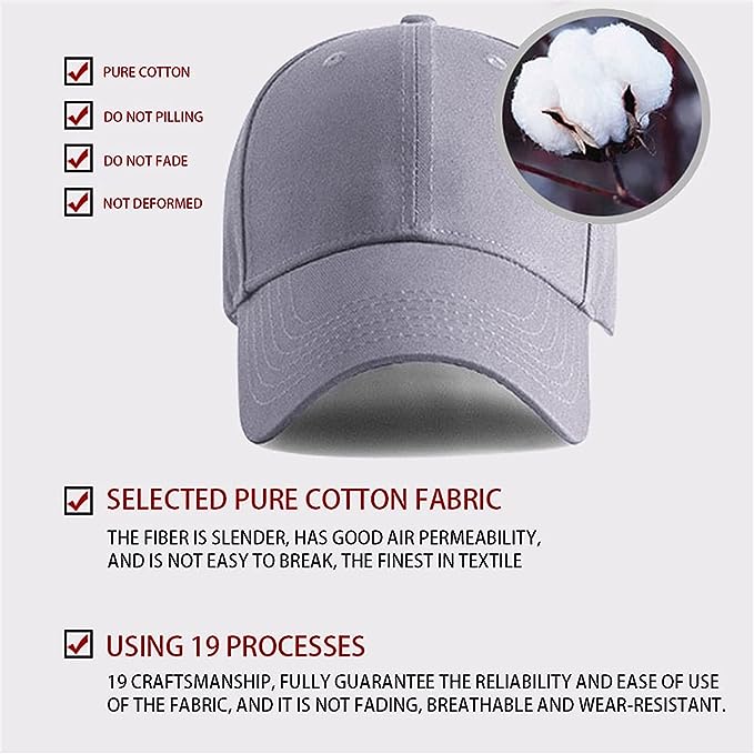 Regular Trendy Unisex Baseball Cap (Grey)