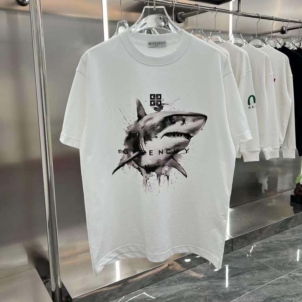 PREMIUM PRINTED DROP SHOULDER TEES(WHITE)