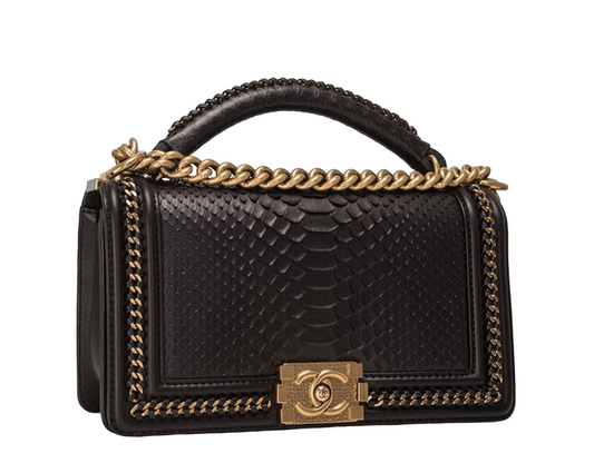 LUXURY LEBOUY PYTHON LEATHER SLING BAG IN STOCK