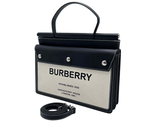 PREMIUM MINI HORSEFERRY CANVAS TITLE HANDBAG