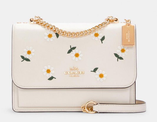 PREMIUM KLARE CROSSBODY WITH DAISY EMBROIDERY SLING BAG