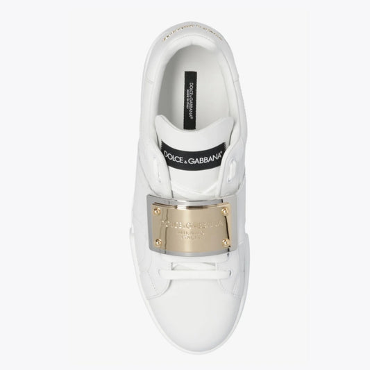 Premium Portofino Sneakers with Metal Accent