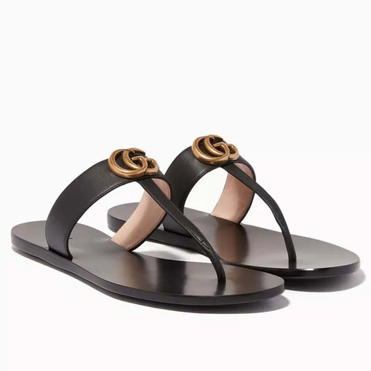 LUXURY BUCKLE SLIDES FOR WOMEN