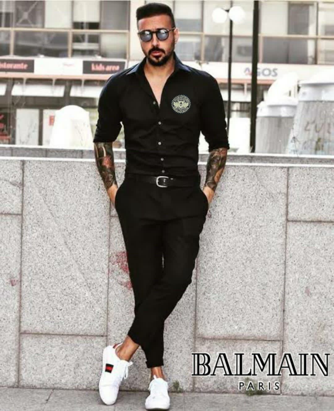 Premium Black Full Sleeves Shirt for Men