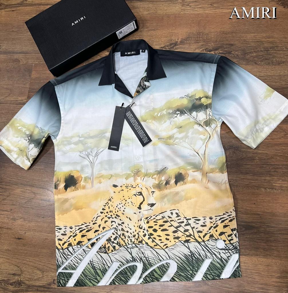 Printed High End Quality Luxury Half Sleeves Shirt for Men