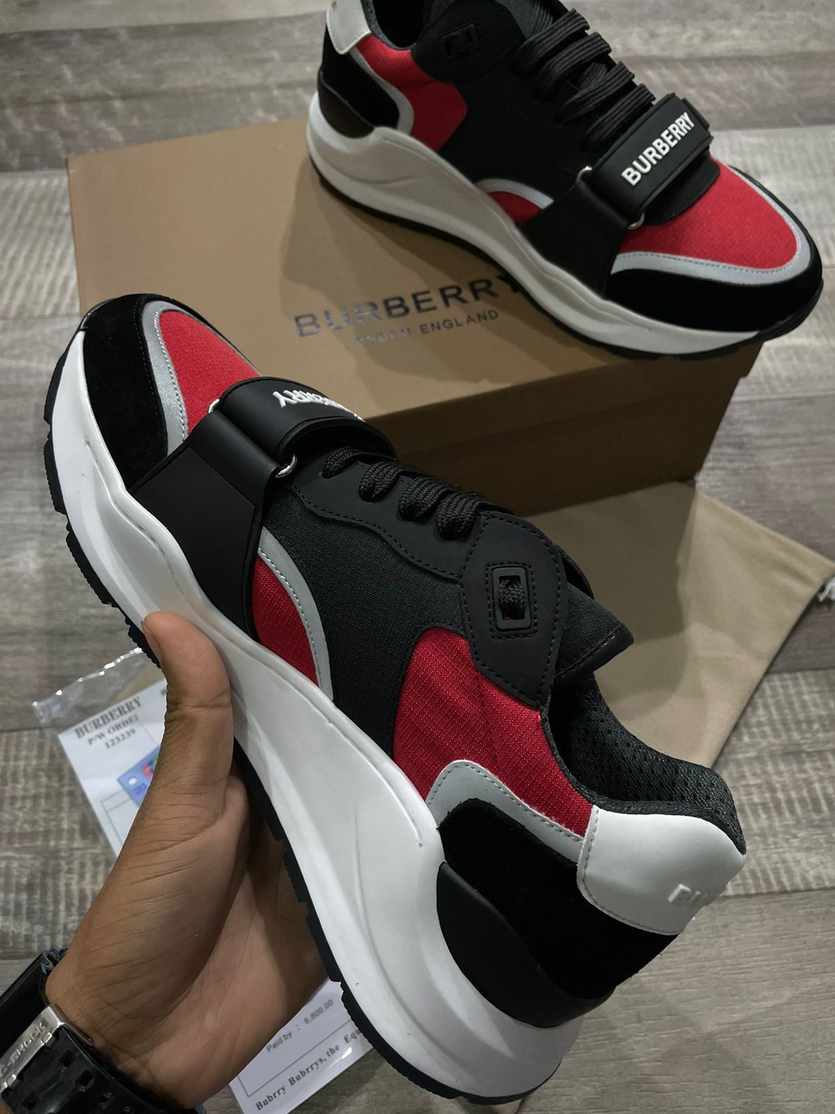 LUXURY SNEAKERS FOR MEN (RED)
