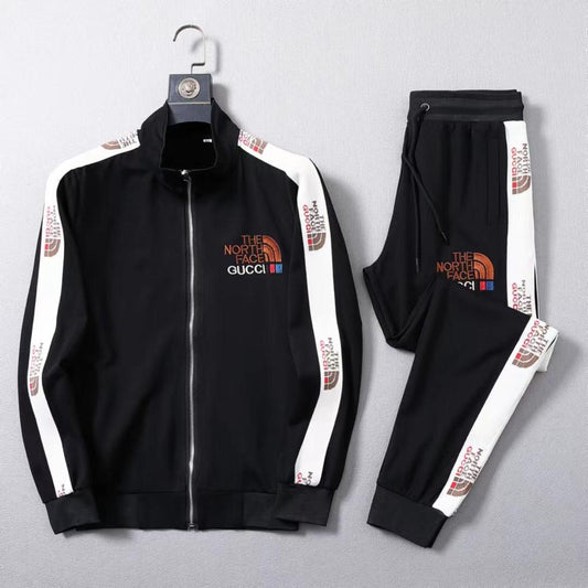 Premium Embroidered Logo Pattern Track-Set