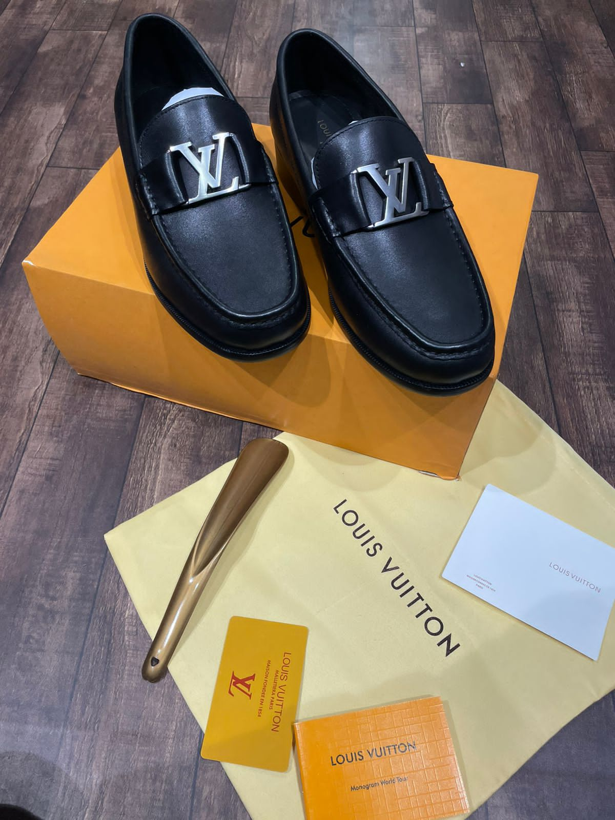 Premium Loafers With Gun Metal Logo For Men