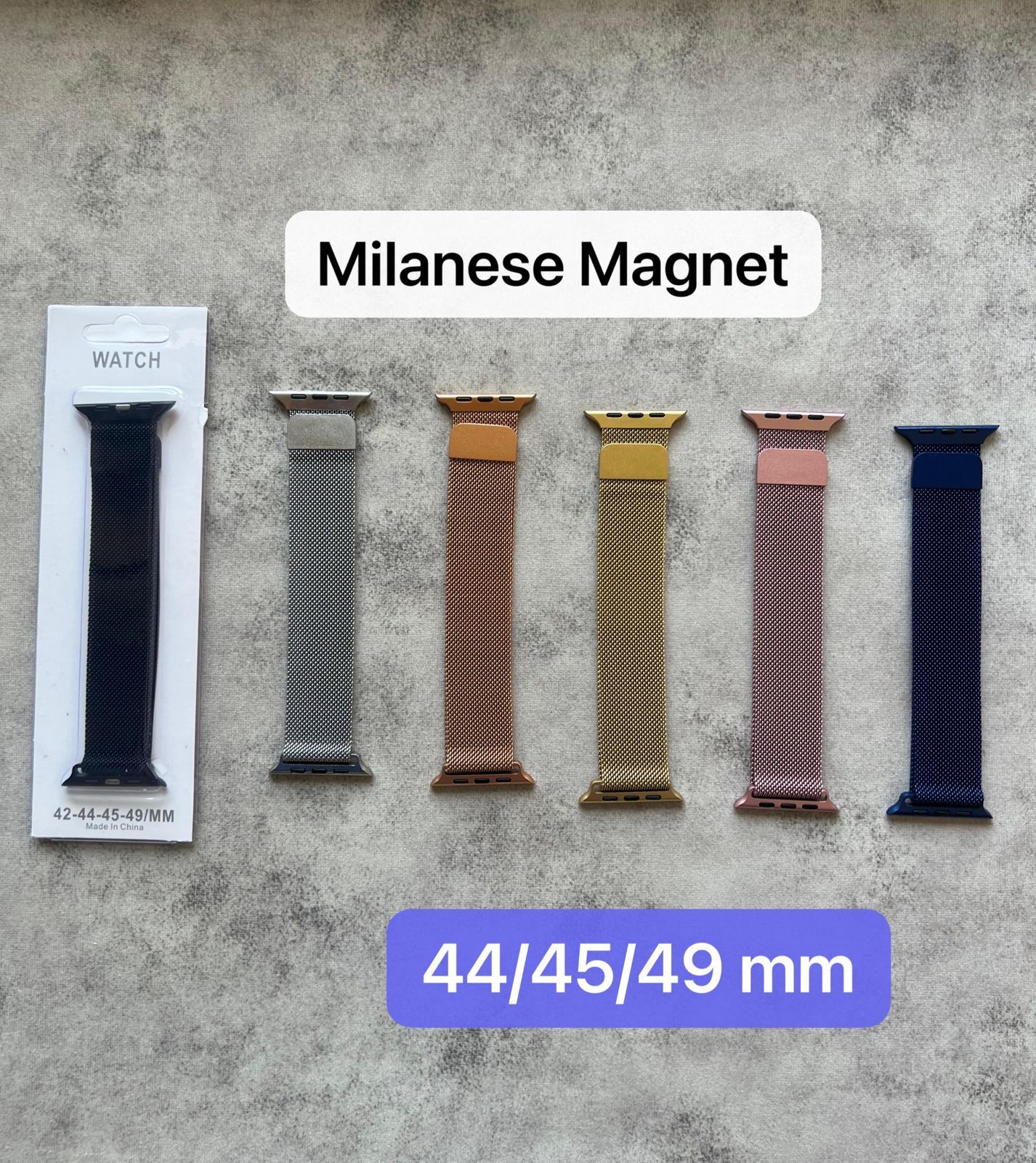 Premium Milanese Magnet Watch Strap Compatible With Apple iWatch and Android Watch