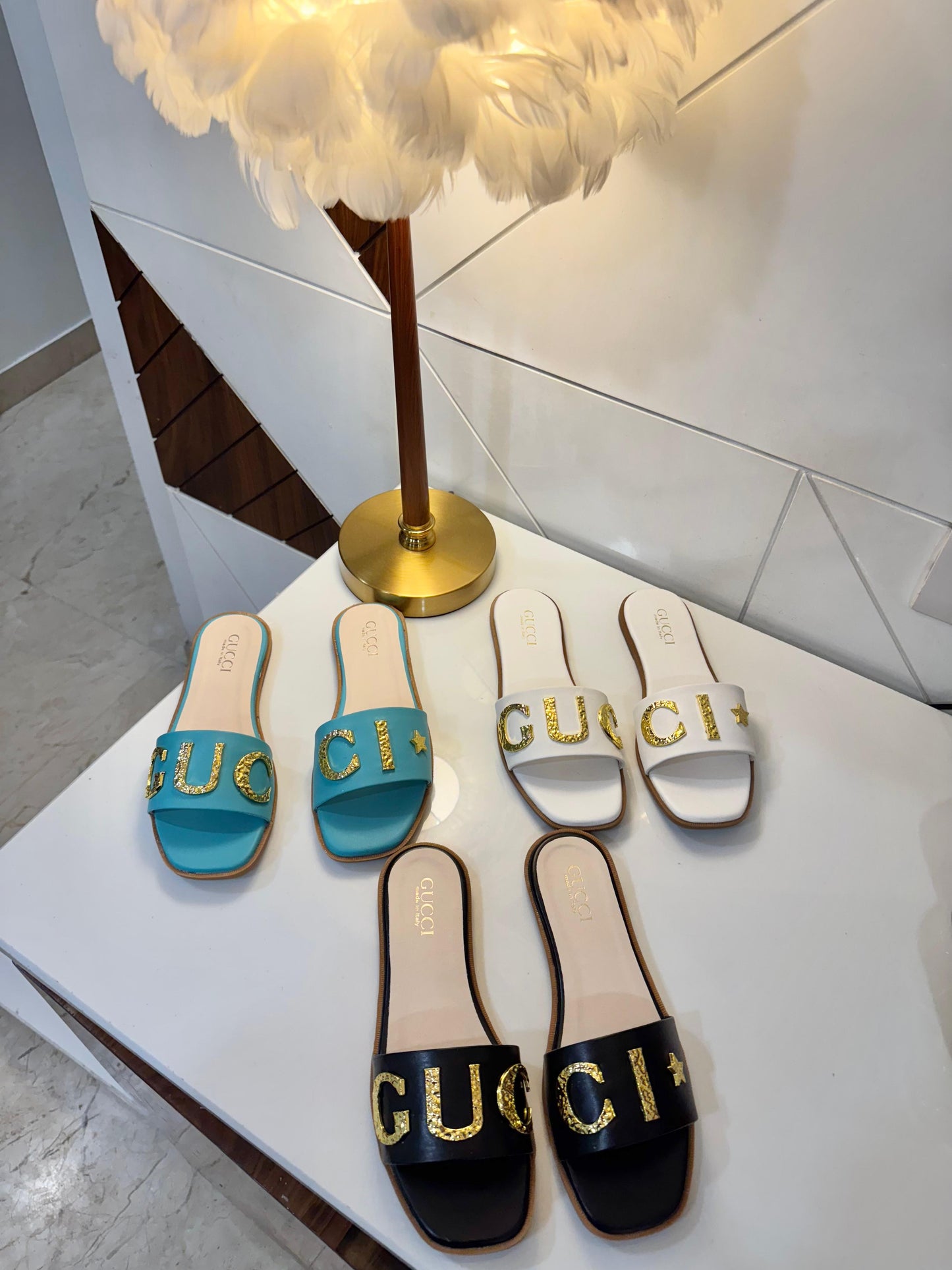 Cara Logo Sandals