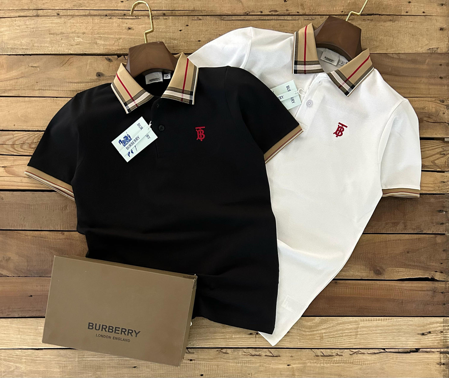 Jacquard Designed Collar T-shirt for Men