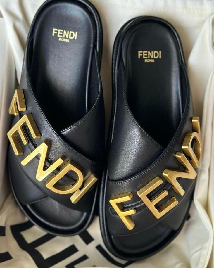 LUXURY INITIALS CROSS SLIPONS FOR WOMEN