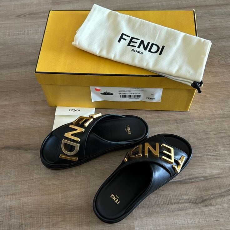 LUXURY INITIALS CROSS SLIPONS FOR WOMEN