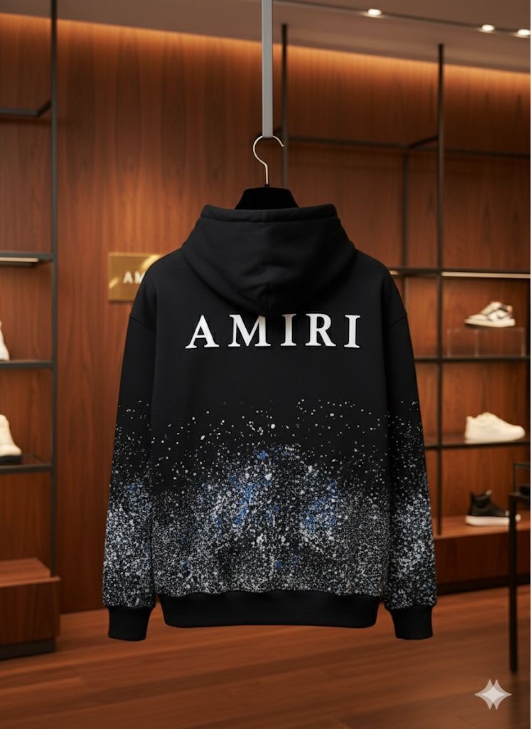 LUXURY PRINT WORK HOODIE FOR MEN