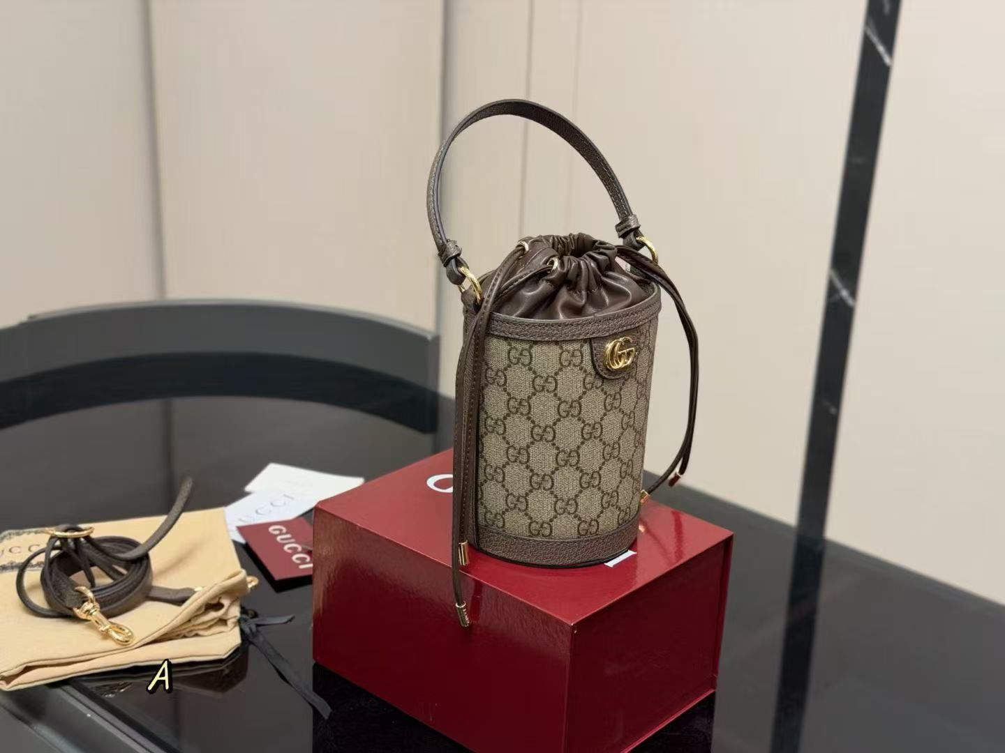 OPHIDIA MINI BUCKET BAG FOR WOMEN