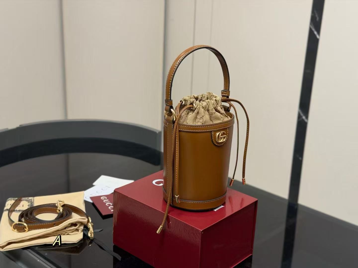 OPHIDIA MINI BUCKET BAG FOR WOMEN