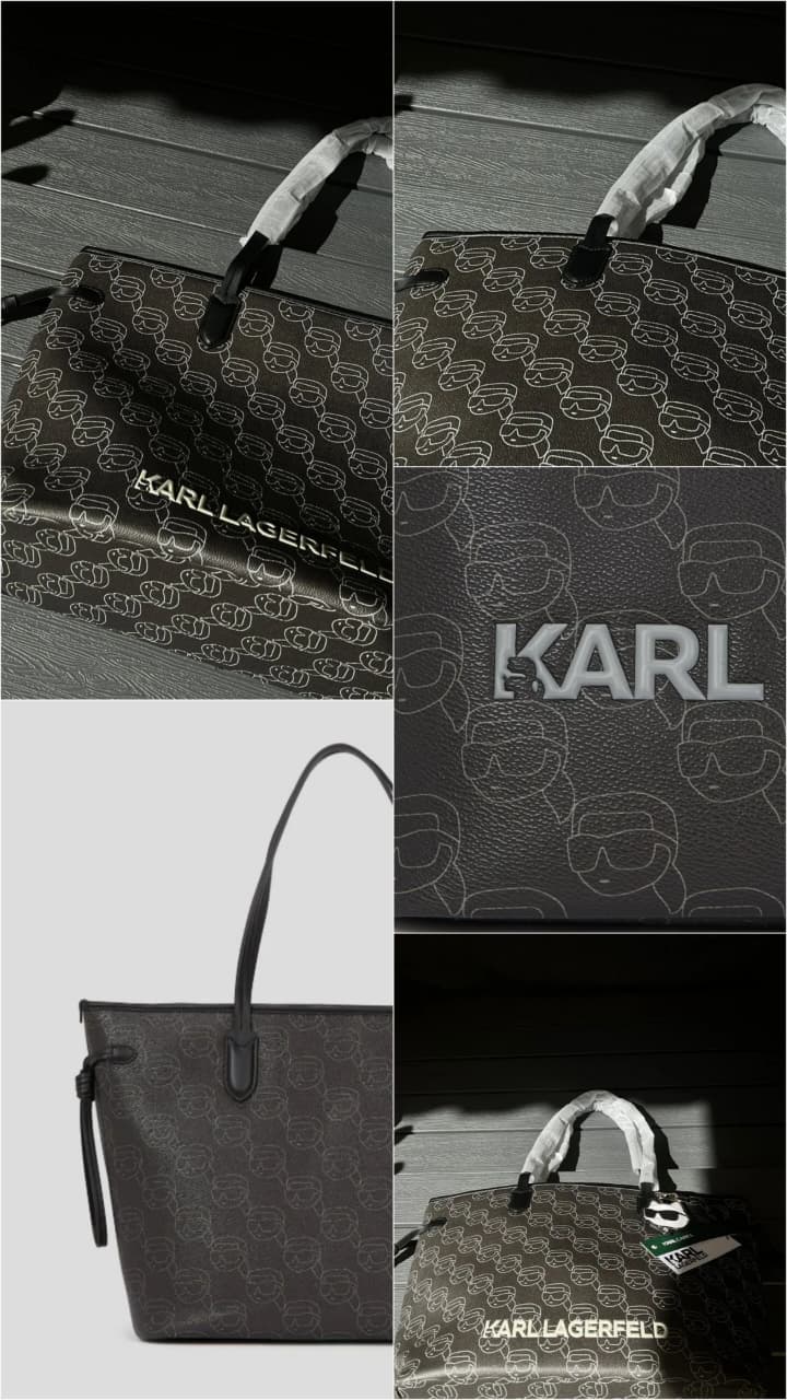 PREMIUM LARGE IKON MONOGRAM TOTE BAG