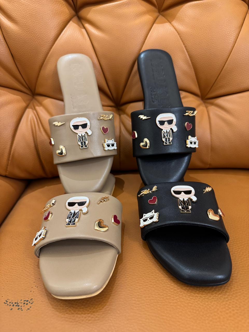 LUXURY K/IKONIK SLIPPERS FOR WOMEN