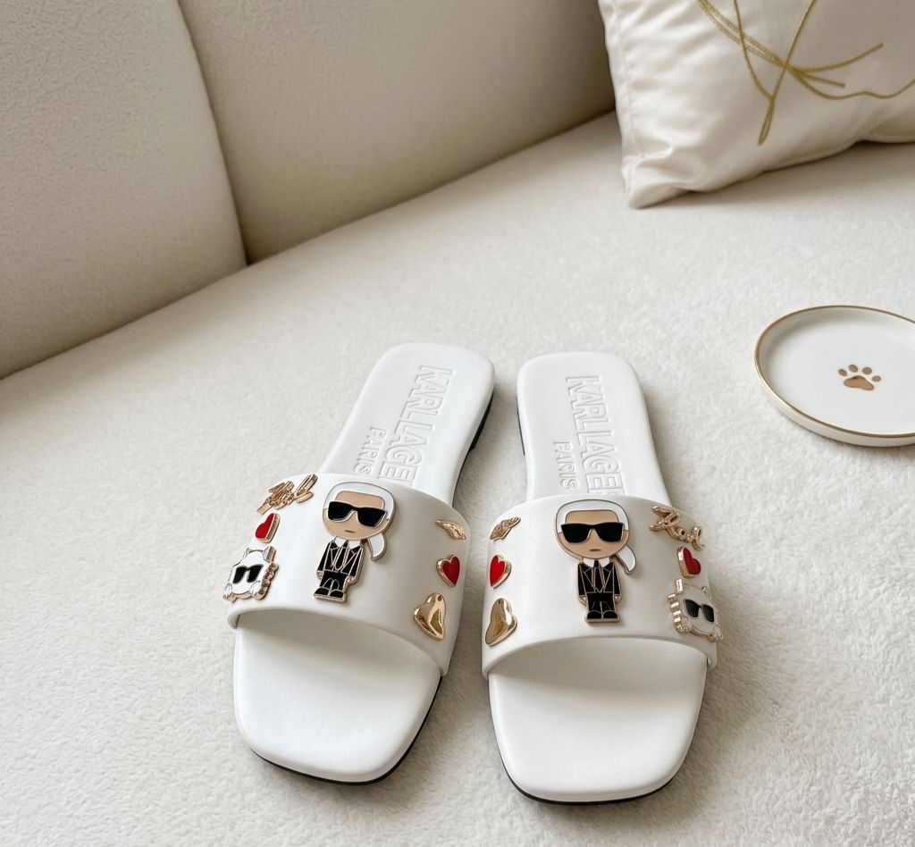 LUXURY K/IKONIK SLIPPERS FOR WOMEN